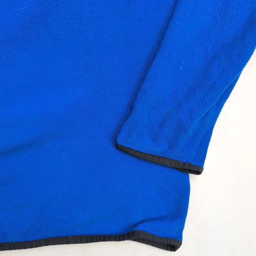 The North Face Men's 1/4 Zip Fleece‎ Pullover Blue/Black M